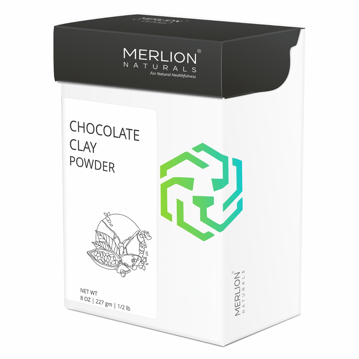 Merlion Naturals Chocolate Clay Powder, 227gm
