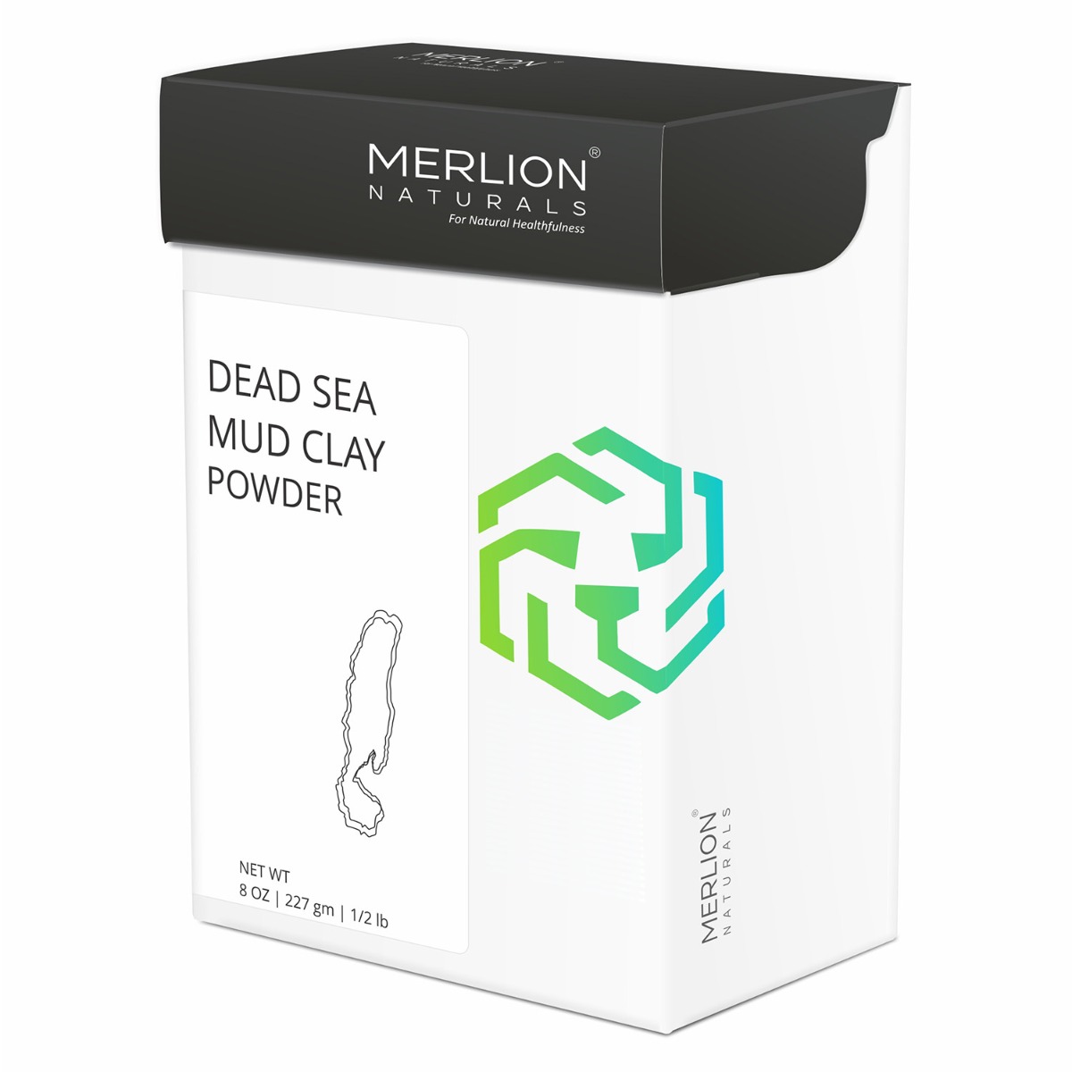 Merlion Naturals Dead Sea Mud Clay Powder, 227gm