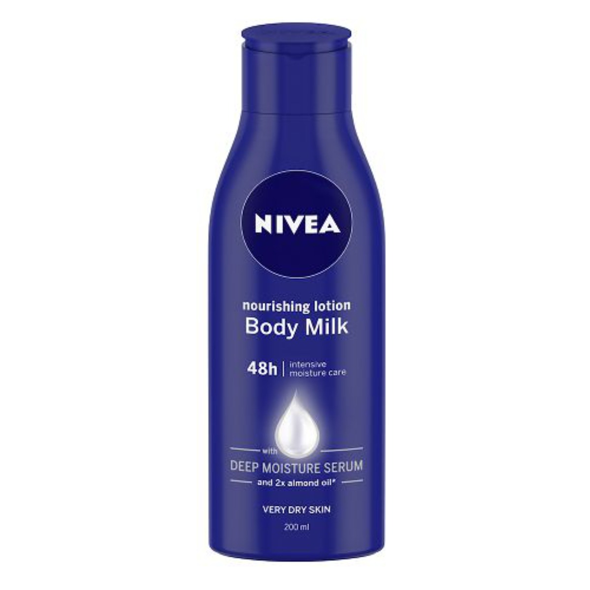 Nivea body lotion for very dry skin, nourising body milk, 200ml