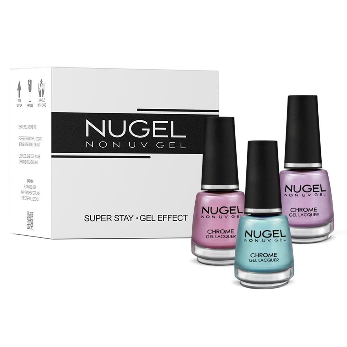 NUGEL 3 In 1 Combo 10 Quick Dry Gel Finish Nail Paint - Disney Collection, Nail Kit, 39ml