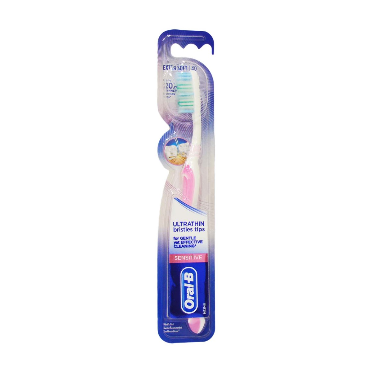 Oral-B Ultrathin Sensitive Toothbrush - Pink