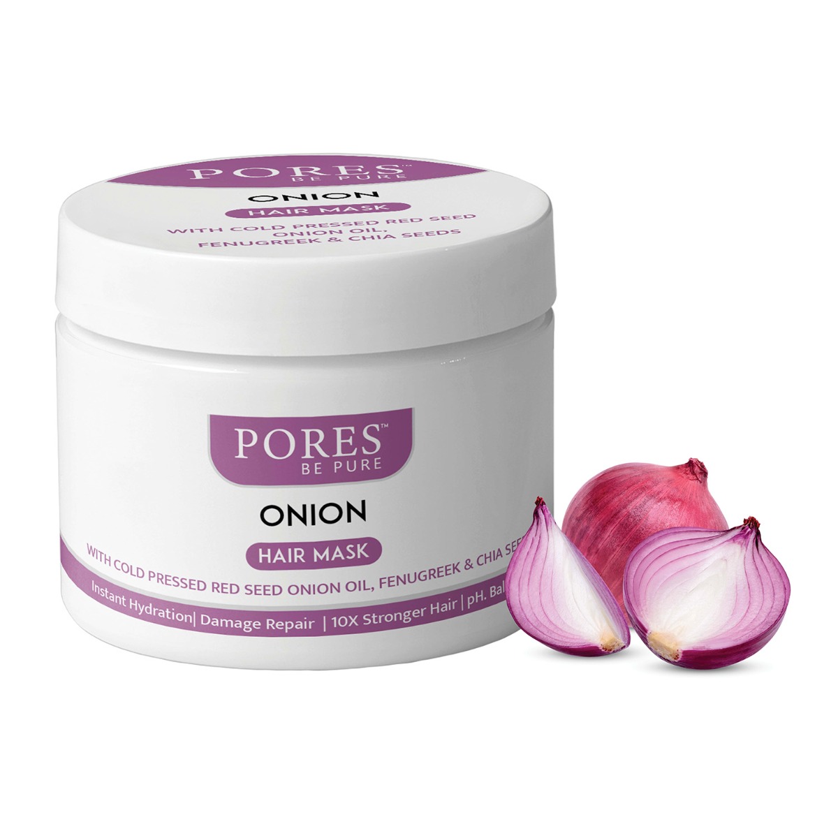 PORES Be Pure Onion Hair Mask, 200gm