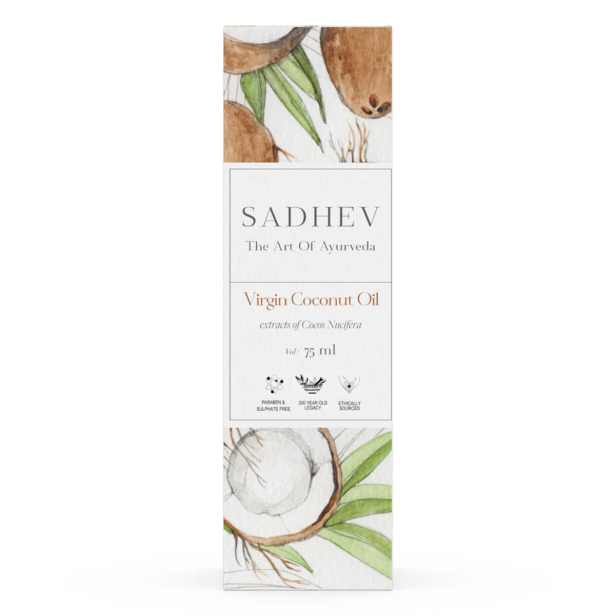 Sadhev Virgin Coconut Oil, 75ml