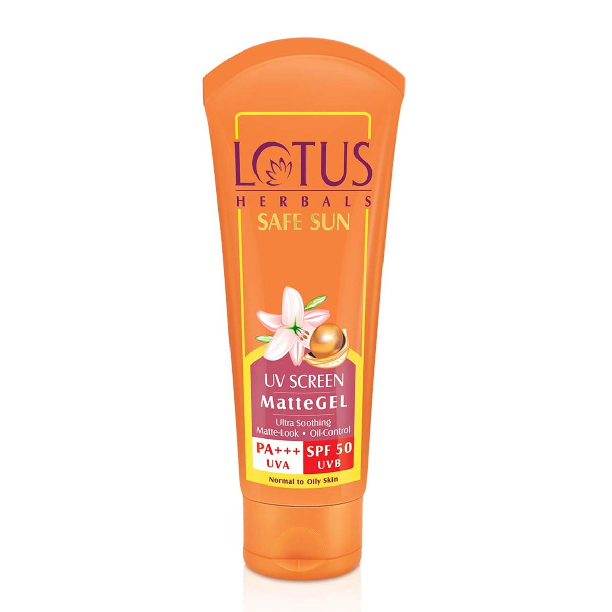 Lotus Herbals Safe Sun UV Screen Matte Gel Pa+++ SPF-50, 50gm