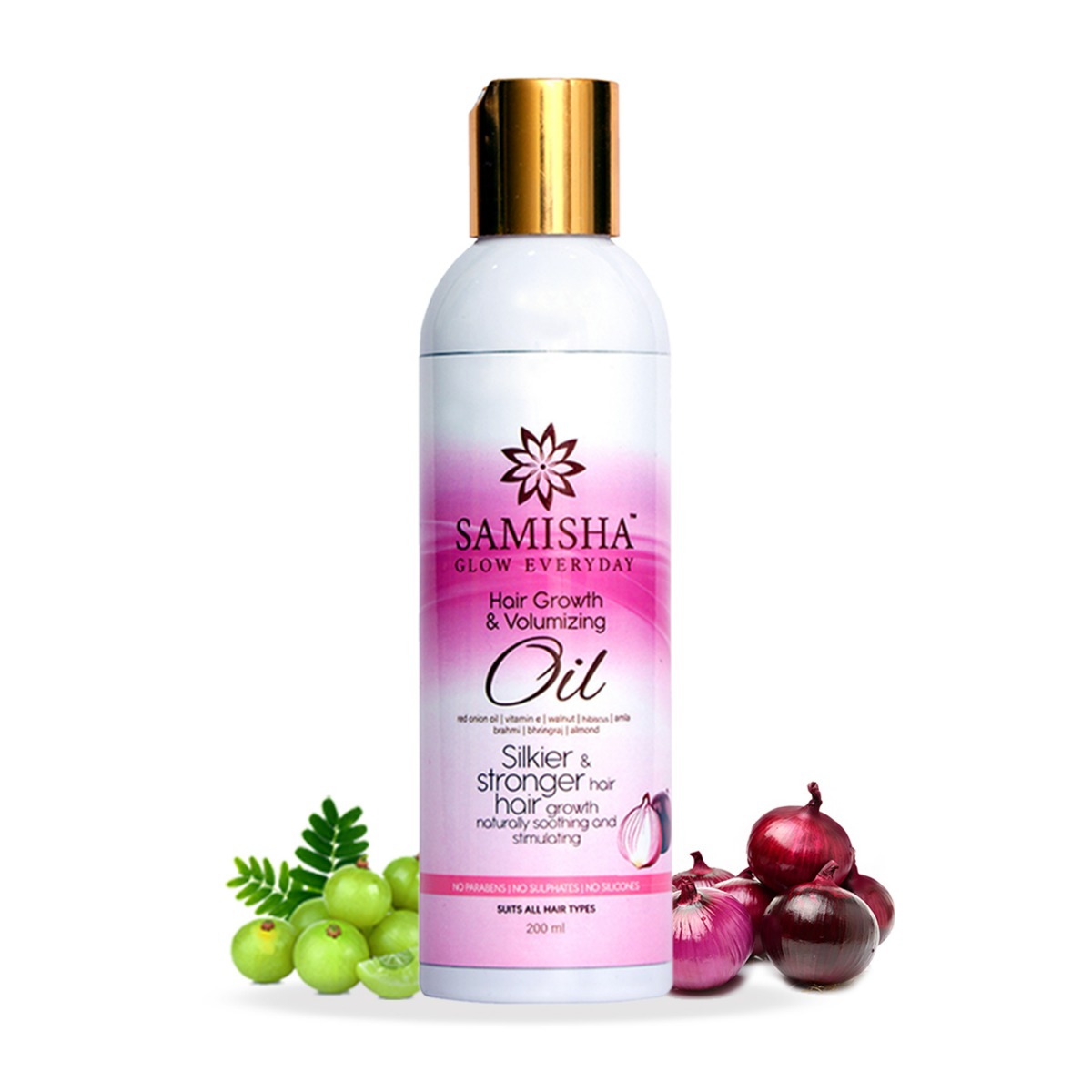 Samisha Organic Red Onion Oil, 200ml
