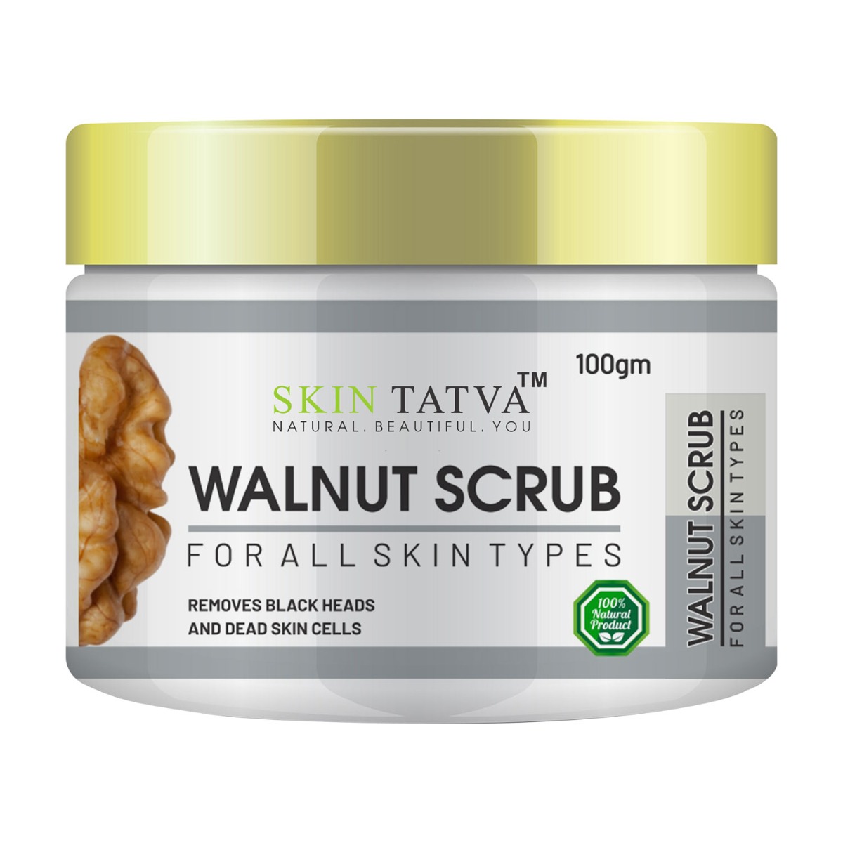 Skin Tatva Walnut Scurb, 100gm
