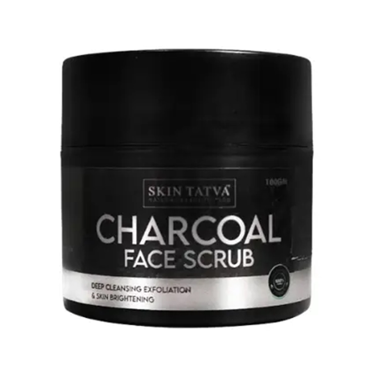 Skin Tatva Charcoal Face Scrub For Tan Removal & Glowing Skin, 100gm