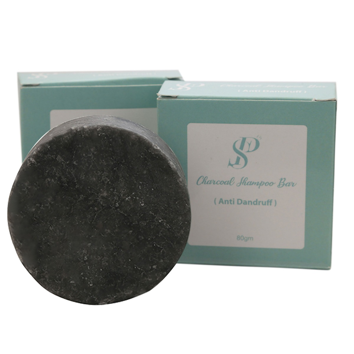 Sopure Charcoal Shampoo Bar (Anti Dandruff), 80gm