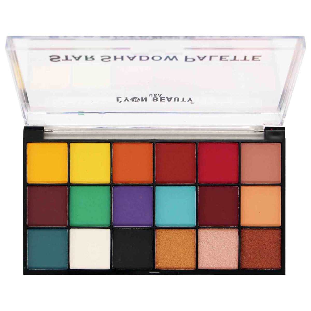 Lyon Beauty USA Star Shadow Palette 18 Colors, 1gm