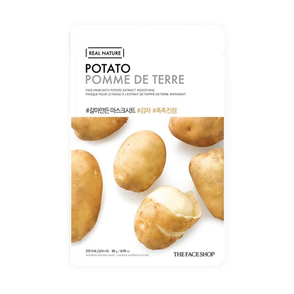 The Face Shop Real Nature Potato Face Mask, 20gm