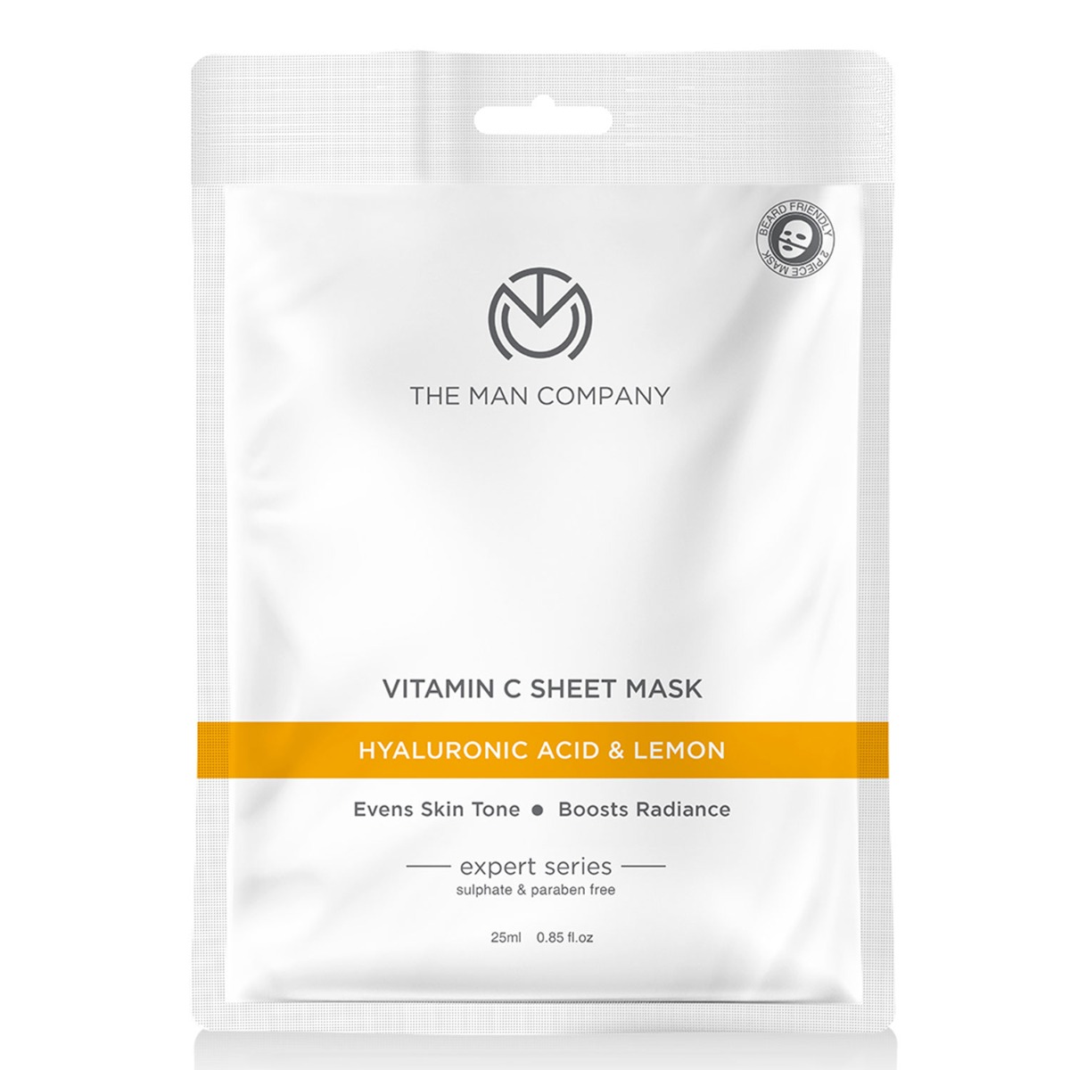 The Man Company Vitamin C Sheet Mask, 25ml