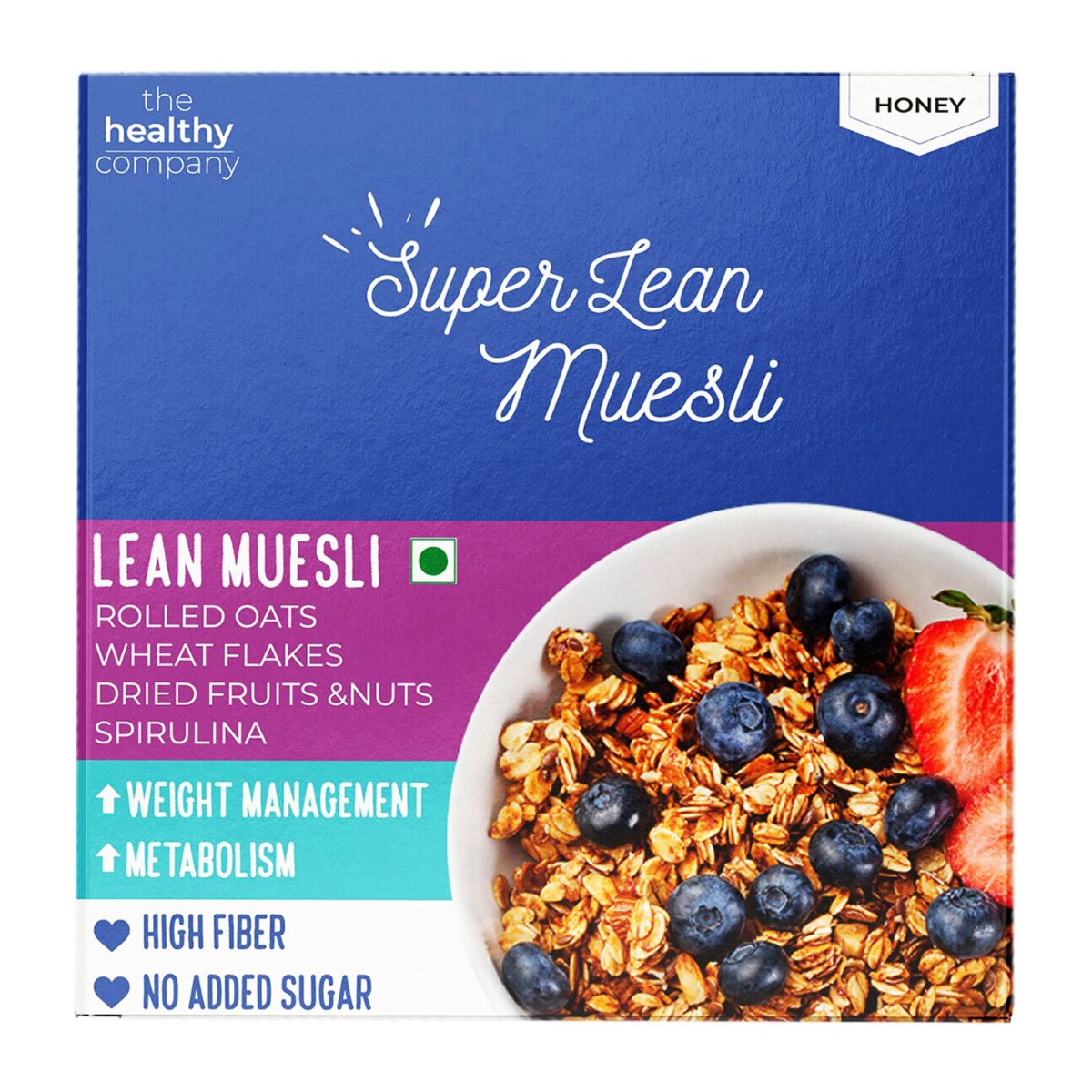 The Healthy Company Super Lean Muesli - Breakfast Cereal, 300gm