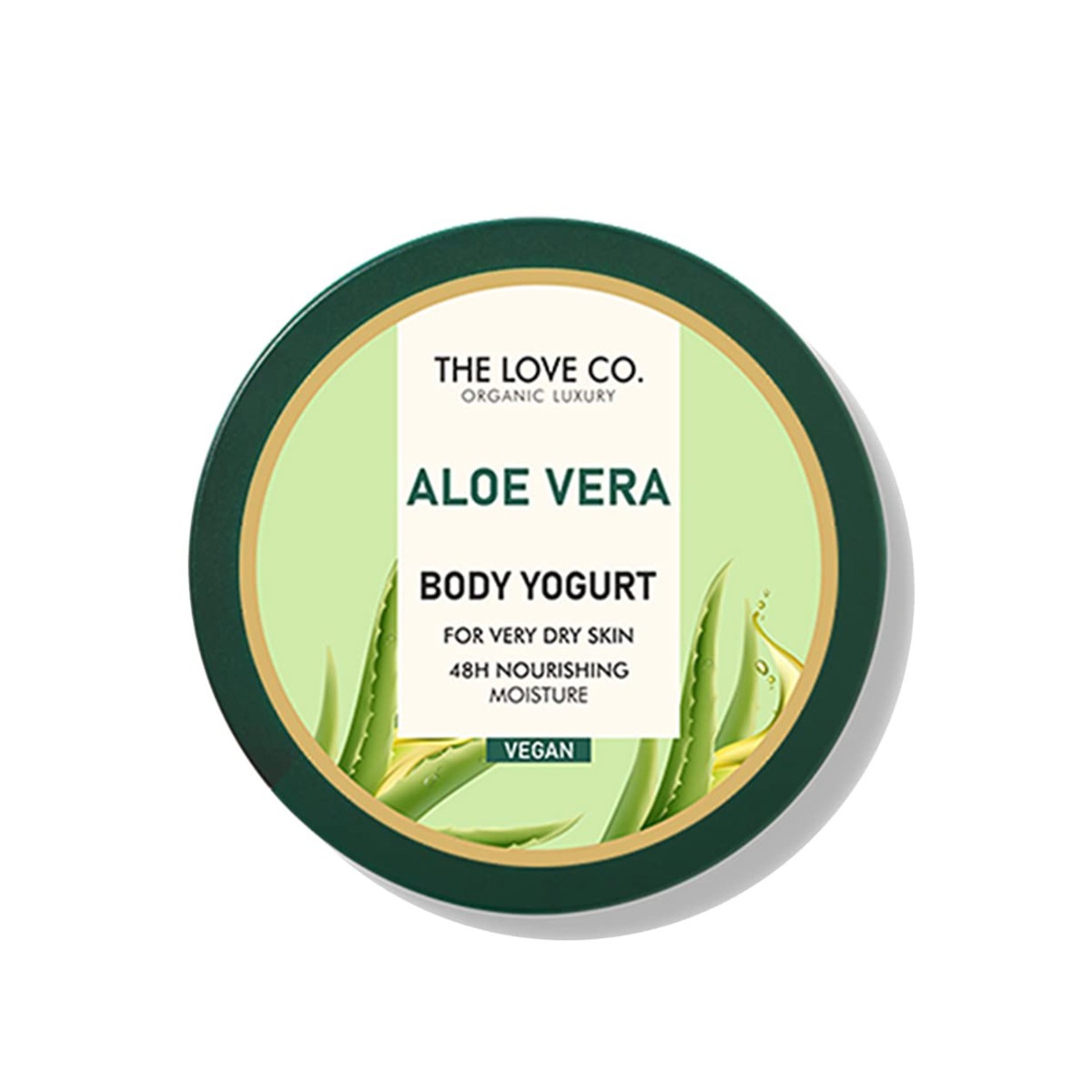 The Love Co. Aloe Vera Body Yogurt - 48 Hour Intense Hydrating Shea Body Butter, 200gm