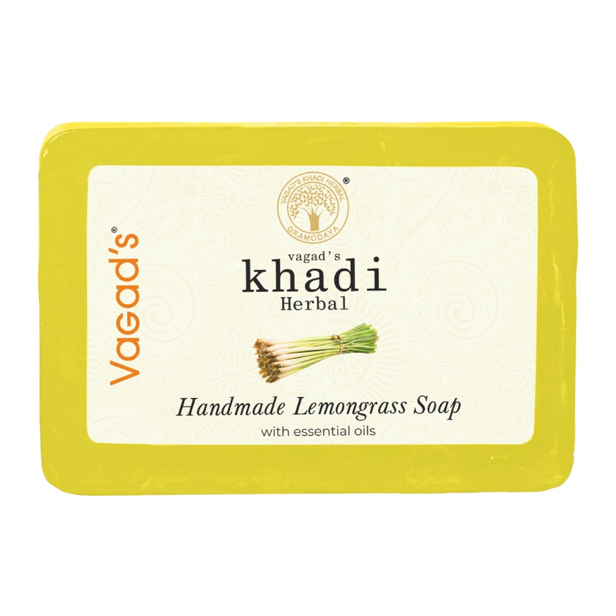 Vagad's Khadi Lemongrass Soap, 125gm