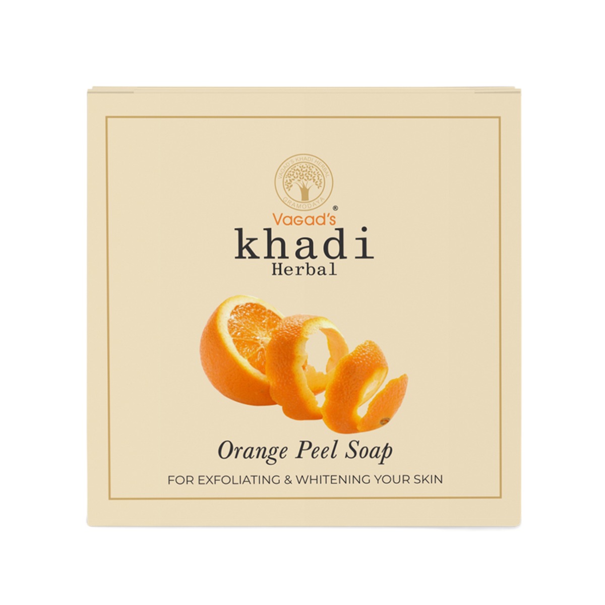 Vagad's Khadi Orange Peel Soap, 100gm