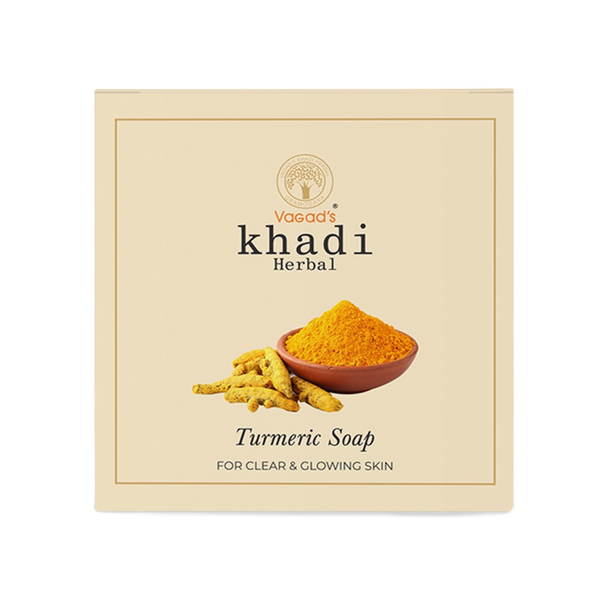 Vagad's Khadi Turmeric Soap, 100gm