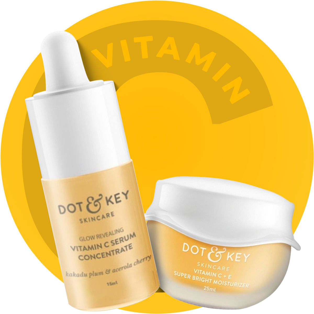 Buy Dot & Key Vitamin C Serum Concentrate + E Super Bright Moisturizer Online