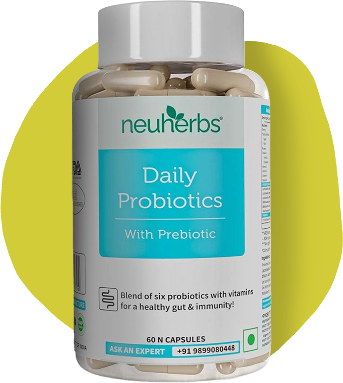 Neuherbs Daily Probiotics with Prebiotic