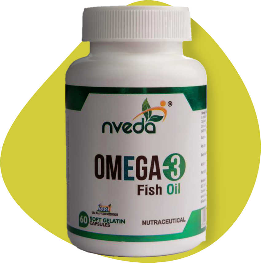 Nveda Omega 3 Fish Oil - 1000mg Omega 3